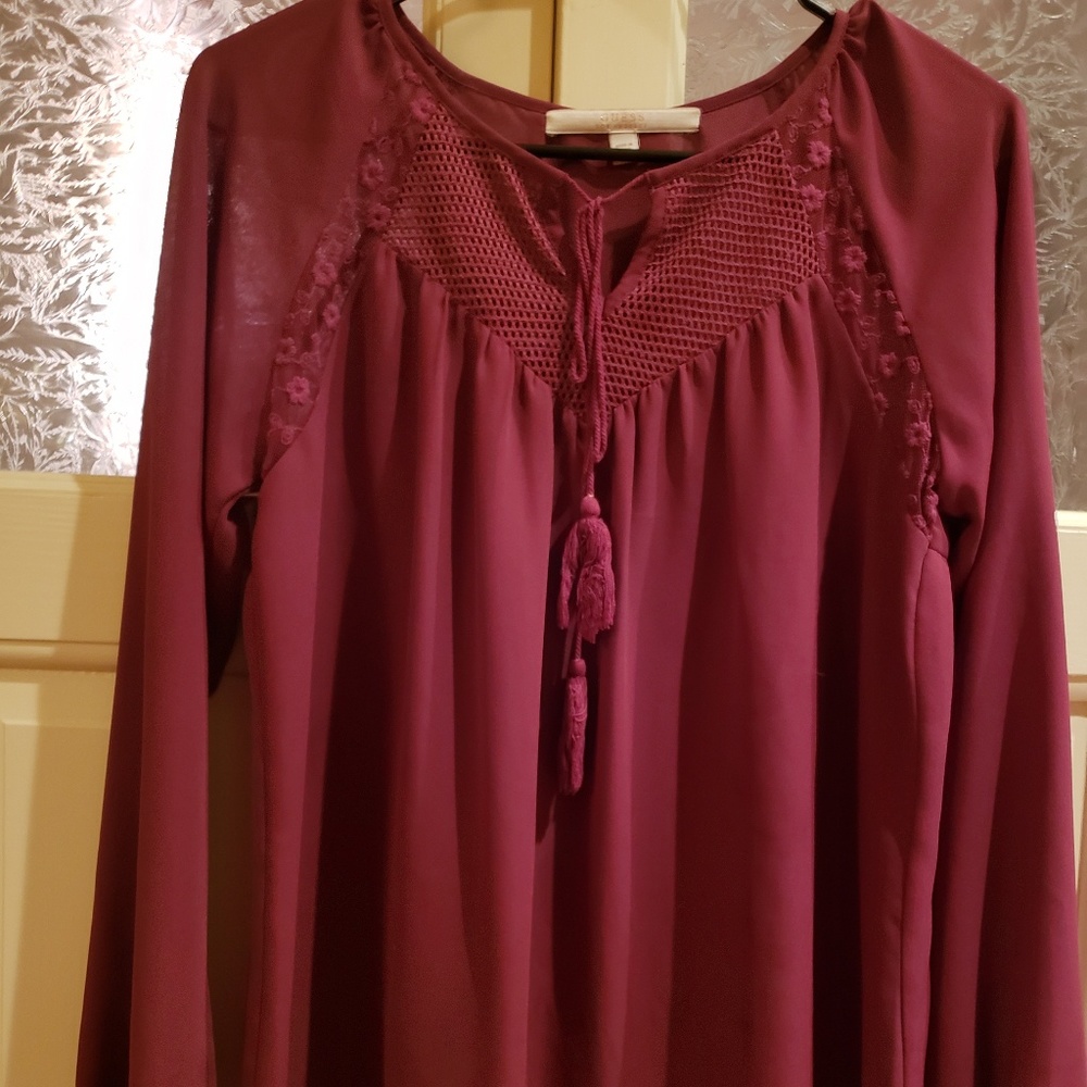 Guess Peasant Style Blouse